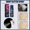 thumbnail image 3 of 2.02fl Spray de brillo brillante Resplandor de cara de cabello Resaltador de brillo Spray de brillo de cuerpo de cabello para fiesta Discoteca Macarena Spray de purpurina para el cuerpo, 3 of 8