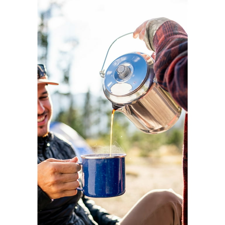 Stansport Camper's Percolator Coffee Pot 20 Cups