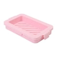 thumbnail image 6 of High elastic mesh soap dispenser multifunctional laundry foam soap storage box Pink, 6 of 9
