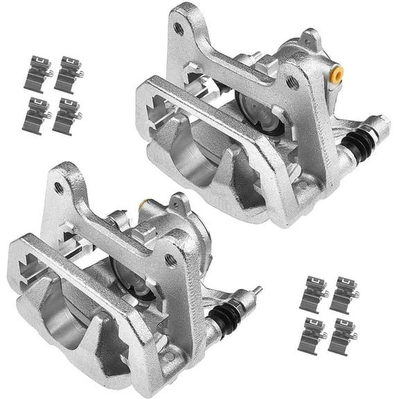 A-Premium Brake Caliper Assembly with Bracket Compatible with Jeep 2014-2015 Malibu Limited 2016 2014-2020 Rear Side 2-PC Set