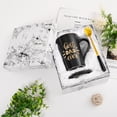 thumbnail image 6 of Gifts for Dad - Best Dad Ever Coffee Mugs, Mug Gifts for Dad, Christmas Gifts, Birthday Gifts, Fathers Day Gifts, RollyDanCT Black 14 fl oz Coffee Mug Ceramic Mugs Tea Cup, 6 of 10