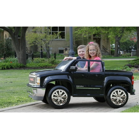 Rollplay GMC Sierra Denali 12 Volt Battery Ride-On Vehicle, Black