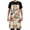 Corgi Dog Wearing Scarves, variant on Cute Baby Elephant and Plant Kitchen Apron with 2 Pockets Adjustable waterproof Cooking Aprons for Women Men Chef