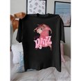 thumbnail image 1 of Camiseta Divertida Ratz con Estampado Humorístico, Manga Corta y Cuello Redondo, Top Casual para Mujer, Primavera y Verano, 1 of 6