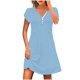 thumbnail image 1 of Vestido de Verano Casual, Suelto Impreso sin Mangas con Cuello en V Conjunto Superior para Fiesta, Uso Diario Y de Verano, 1 of 7