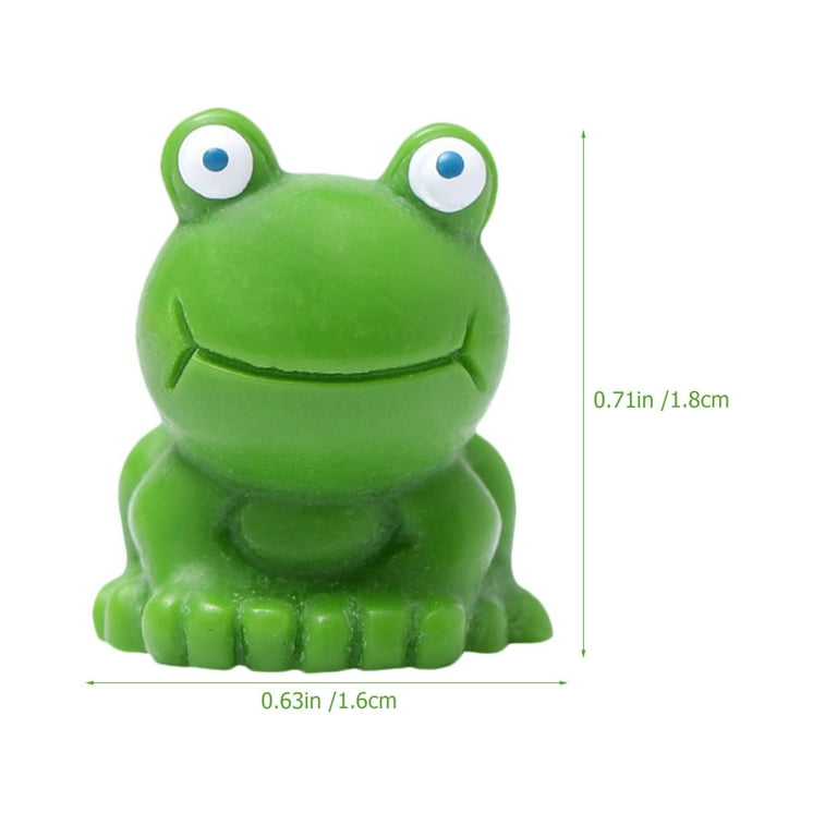 30 pcs Small Frogs Statue Frogs Resin Ornaments Garden Figurine Decoration  
