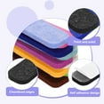 thumbnail image 3 of Uxcell 8 Pcs B1 Paneles acústicos rectangulares con chinchetas 12.99'' x 2.01'' Negro Gris oscuro Gris claro Blanco, 3 of 7