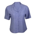 thumbnail image 1 of Ropa de Playa George para Dama, tipo Resort con 3 Botones Azul Talla EG, 1 of 4
