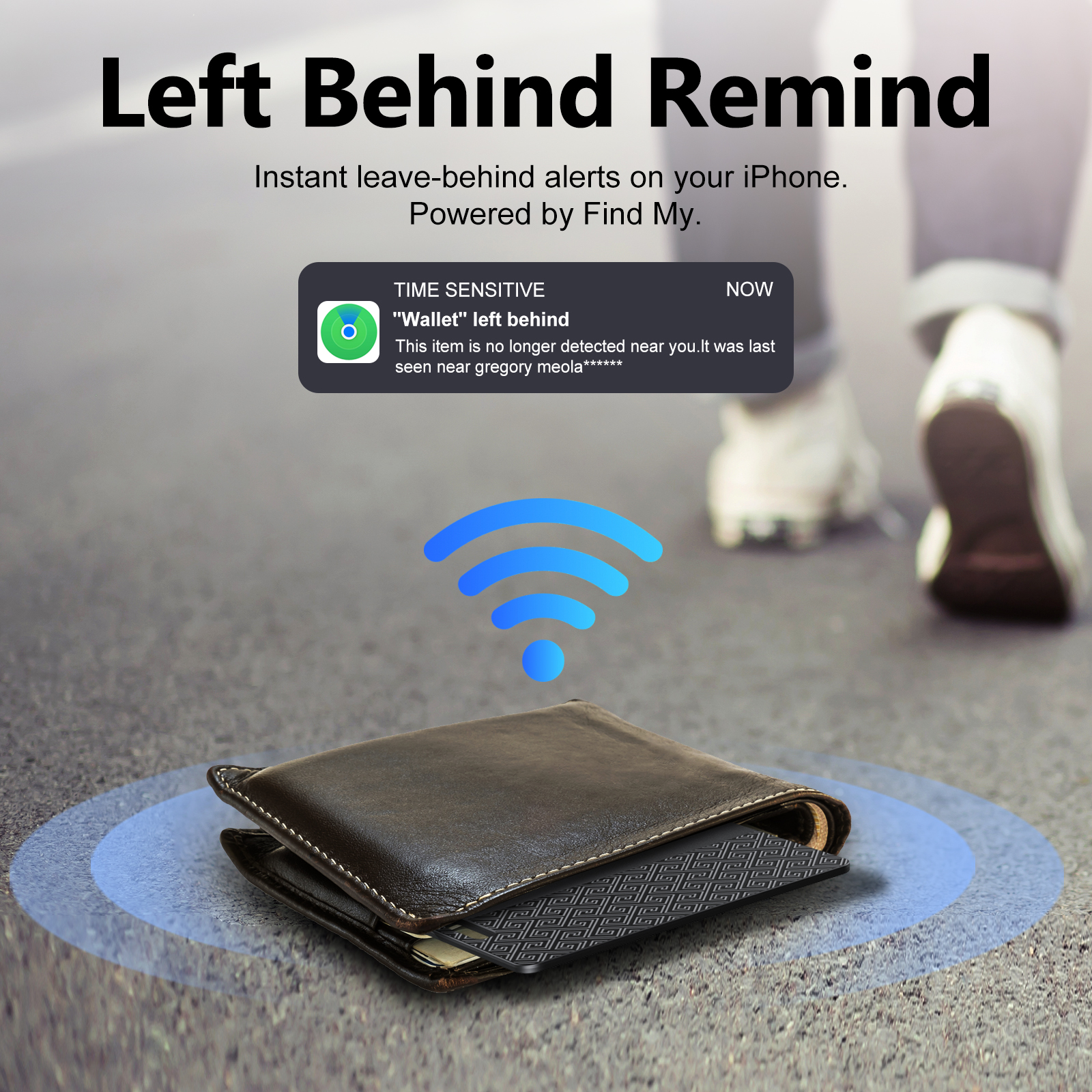 Jarbooer Wallet Tracker Card 2-Pack with Apple Find My photo 8