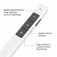thumbnail image 3 of GJX 2026 New Usb Presentation Clicker Wireless Presenter Remote Powerpoint Clicker for Macbook/Hp Elitebook for Office, Classroom, Meeting, Conference, Training, 3 of 7