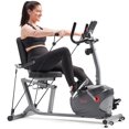thumbnail image 1 of Sunny Health & Fitness Performance Interactive Series Recumbent Exercise Bike with Exclusive SunnyFit® App Enhanced Bluetooth Connectivity - SF-RB420031, 1 of 9