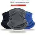 thumbnail image 4 of Outdoor UV Protection Ice Silk Face & Neck Gaiter - Quick-Dry, Breathable, Unisex Cycling Mask for Sun Shield, Comfortable Lightweight Design, One Size Fits All (WB-WY-02 Dark Gray), 4 of 6