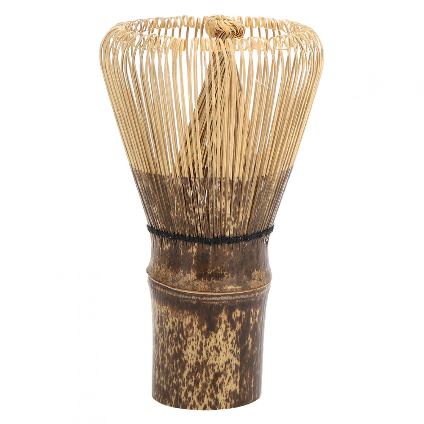 Tea Whisk, Durable Matcha Brush, For Mixing Powdered Tea Home Office Green Tea Accessory Bamboo 120 Prongs