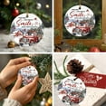 thumbnail image 3 of Memorial Christmas Ornament 2025 - Unique Sympathy Gifts for Loss of Loved One, Mom, Dad, Double Sided Ceramic in Remembrance Bereavement Condolences Ornaments, 3 of 5