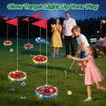 thumbnail image 3 of Set de juegos de golf VATOS 2 en 1 para niños con 6 objetivos LED, 3 of 8