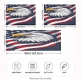thumbnail image 2 of Ryvnso Satin Pillowcase Eagle in Flag Pillow Cases Standard Size 40x20in, 2 of 6