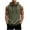 Mens Shirts Army Green, variant on Casual Summer Top for Men Hoodie Pullover Sleeveless Drawstring with Pocket Muscle T-Shirt Dad Gifts
