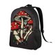thumbnail image 2 of Fotbe Red Mushrooms Mochila de Viaje para Laptop, Mochila Ejecutiva Delgada y Resistente 15.6", 2 of 8