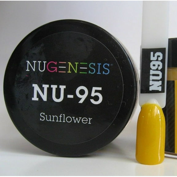 NUGENESIS Nail Color Dip Dipping Powder 1.5oz/jar - NU95 Sunflower