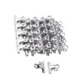 thumbnail image 2 of 60 Pack 1.2 Inch Bulldog Clips Metal Hinge Clips Bull Binder Paper File Clamps, 2 of 6