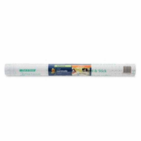 Duck Brand  Laminate Roll, Peel and Stick, Permanent, 18 in. x 24 ft., Clear