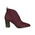 thumbnail image 2 of Journee Collection Womens Bellamy Embossed Pointed Toe Booties, 2 of 3
