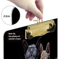 thumbnail image 3 of FMSHPON Funny French Bulldog Dogs Clipboard Hardboard Wood Nursing Clip Board and Pull for Standard A4 Letter 13x9 inches, 3 of 7