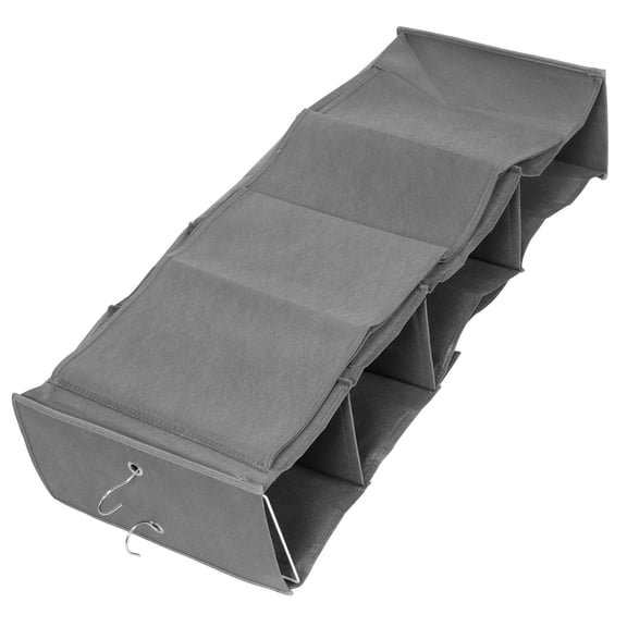 OFFIGAM Wardrobe Clothes Organizer Minimalist Grey 1 Pack Storage Solution for Closet and Bedroom