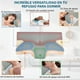 thumbnail image 2 of Almohada Memory Foam, Almohada Cervical para Aliviar el Dolor de Cuello, Almohada Ortopédica Ergonómica para Personas Que Dormir de Lado, Boca Arriba o Boca Abajo, con Fundas de Almohada, 2 of 7