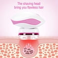 thumbnail image 3 of Afeitadora eléctrica 3 en 1 para mujer, sistema masajeador facial, cepillo facial de limpieza para pierna cara cuerpo labios brazo Xemadio LL-1167, 3 of 7