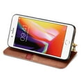thumbnail image 2 of Étui pour iPhone 7 Plus, Couverture Portefeuille à Rabat Magnétique Protectrice - Marron, 2 of 5