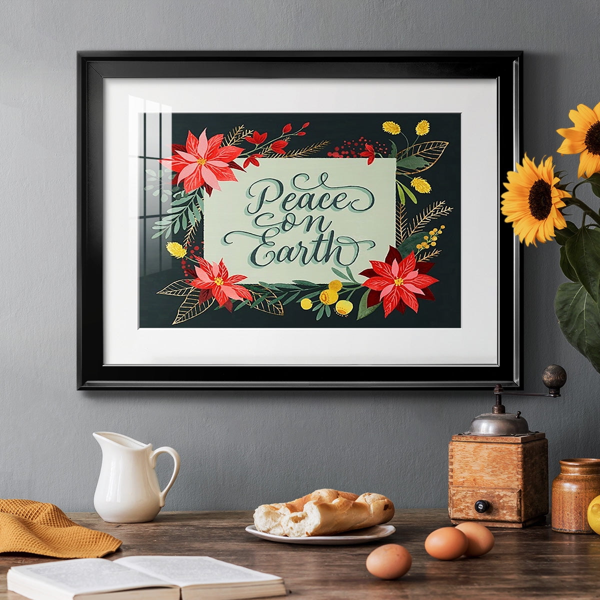 Bright Christmas Night II Premium Framed Print - Ready to Hang
