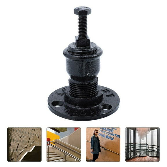 Wall Mounted Iron Handrail Support Bracket Railing Guide Banister For Stairs