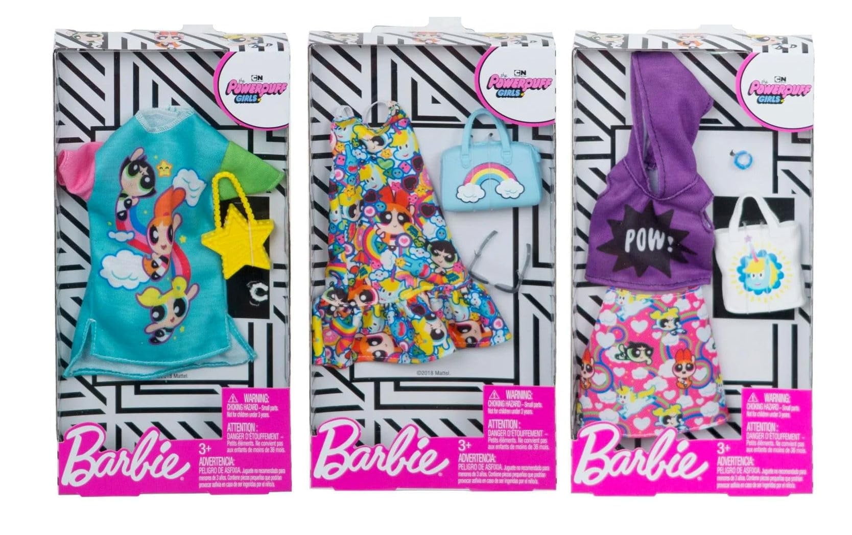 バービー バービー人形 着せ替え 5303 Barbie #5303 Doll Fashion Finds Clothes Jumper & Top : バービー(Barbie) キュートにポーズ! パープルピンク