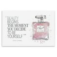 thumbnail image 3 of The Stupell Home Decor Collection Beauty Begins Fashion Perfume Oversized Wall Plaque Art, 13 x 0.5 x 19, 3 of 5