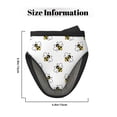 thumbnail image 3 of Pofeuu Bee Print Thickened Mini Silicone Oven Mitts Heat Resistant, Rubber Oven Mitt Gloves, Finger Pinch Grips, Pot Holder, Silicone Potholder, 3 of 7