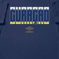 thumbnail image 2 of Umbro Men's Curacao Stacked Soccer T Shirt (New Navy, S-XXXL), 2 of 4