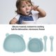 thumbnail image 3 of Juego De Utensilios Para Platos Para Niños, Juego De Tazones De Succión De Silicona Suave Con Forma De Panda De 4 Piezas Con Succión Para Niños Pequeños, 3 of 8