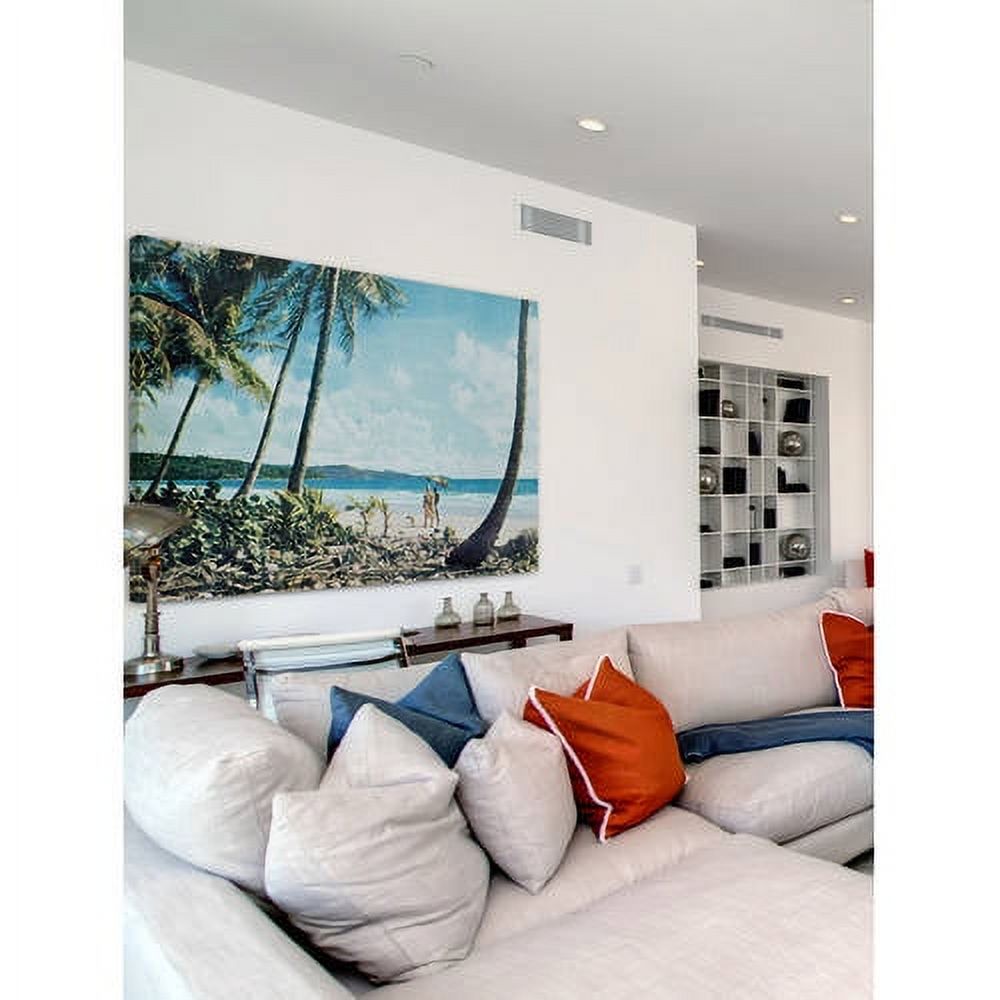 "Leaning Palms" Painting Print on Wrapped Canvas