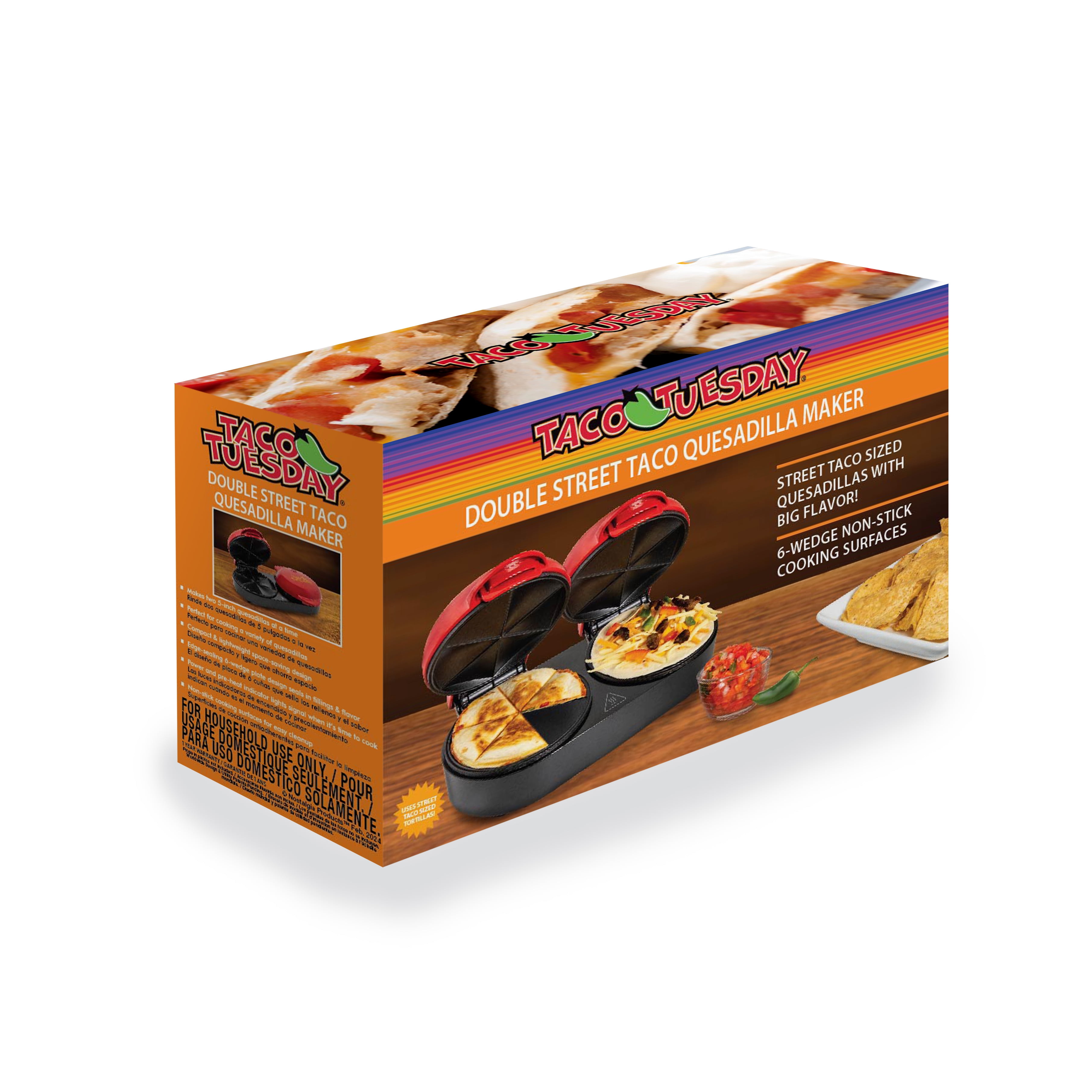 tacoさん専用 Taco Tuesday Double Quesadilla Maker Station with 5-Inch Cooking