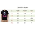 thumbnail image 2 of OIMCCIV Unisex Casual T-shirt Cartoon Monster Printing Crew Neck Graphic Tee with Short Sleeves T-Shirt, 2 of 6