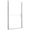 Transparent, variant on vidaXL Pivot Shower Door Bathroom Bath Screen Shower Enclosure Tempered Glass