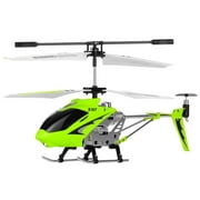 POCO DIVO SYMA S107G RC Helicopter S107 Infrared 3CH Mini Metal Flight Alloy Gyro Heli, Green