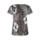 thumbnail image 5 of Fiudx Ofertas Flash Del Día Solo En Línea Blusa Holgada de Manga Corta con Cuello En V Informal Estampada a La Moda para Mujer, 5 of 5