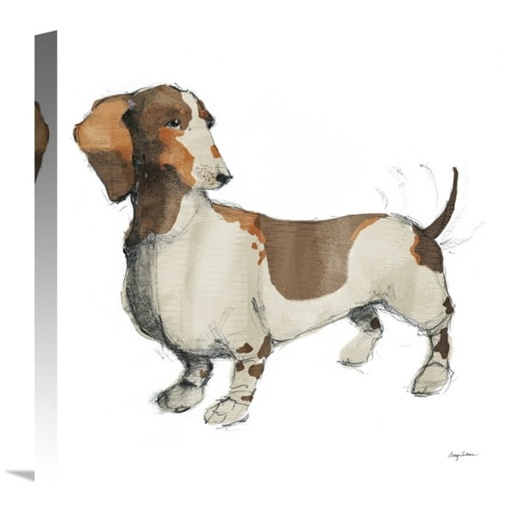 Global Gallery Avery Tillmon 'Clio Watercolor' Canvas Wall Art