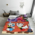 thumbnail image 6 of The Cuphead Show Fleece Blanket Super Soft Cozy Warm Flannel Fleece Throw Blanket For Couch Bed Sofa Throw 60"X50", 6 of 7