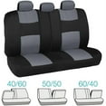thumbnail image 3 of BDK Original Car Seat Covers and Floor Mats, Split Bench, Easy Installation, 6 Colors, 3 of 7