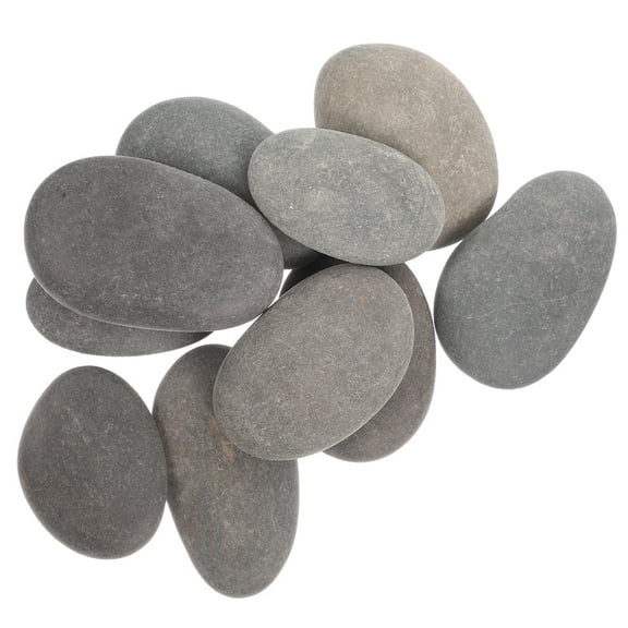 TEHAUX 20 Pieces Natural River Rocks for Painting and Crafts, Smooth Pebbles with Easy to Paint for Art Projects