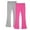 Multicolor A1, variant on 2 Pack Pants for Girls Trendy Elastic Waisted Casual Flare Yoga Trousers Kids Clothes Girls Size 3-14