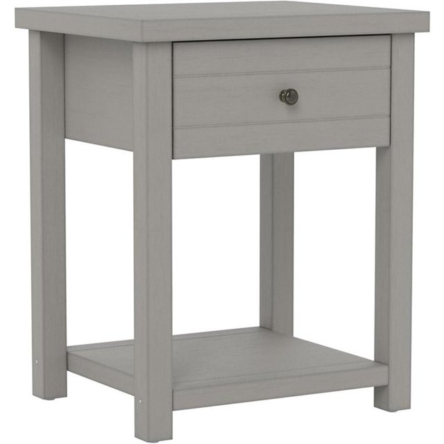 Living Essentials by Hillsdale Harmony Wood Accent Table in Gray